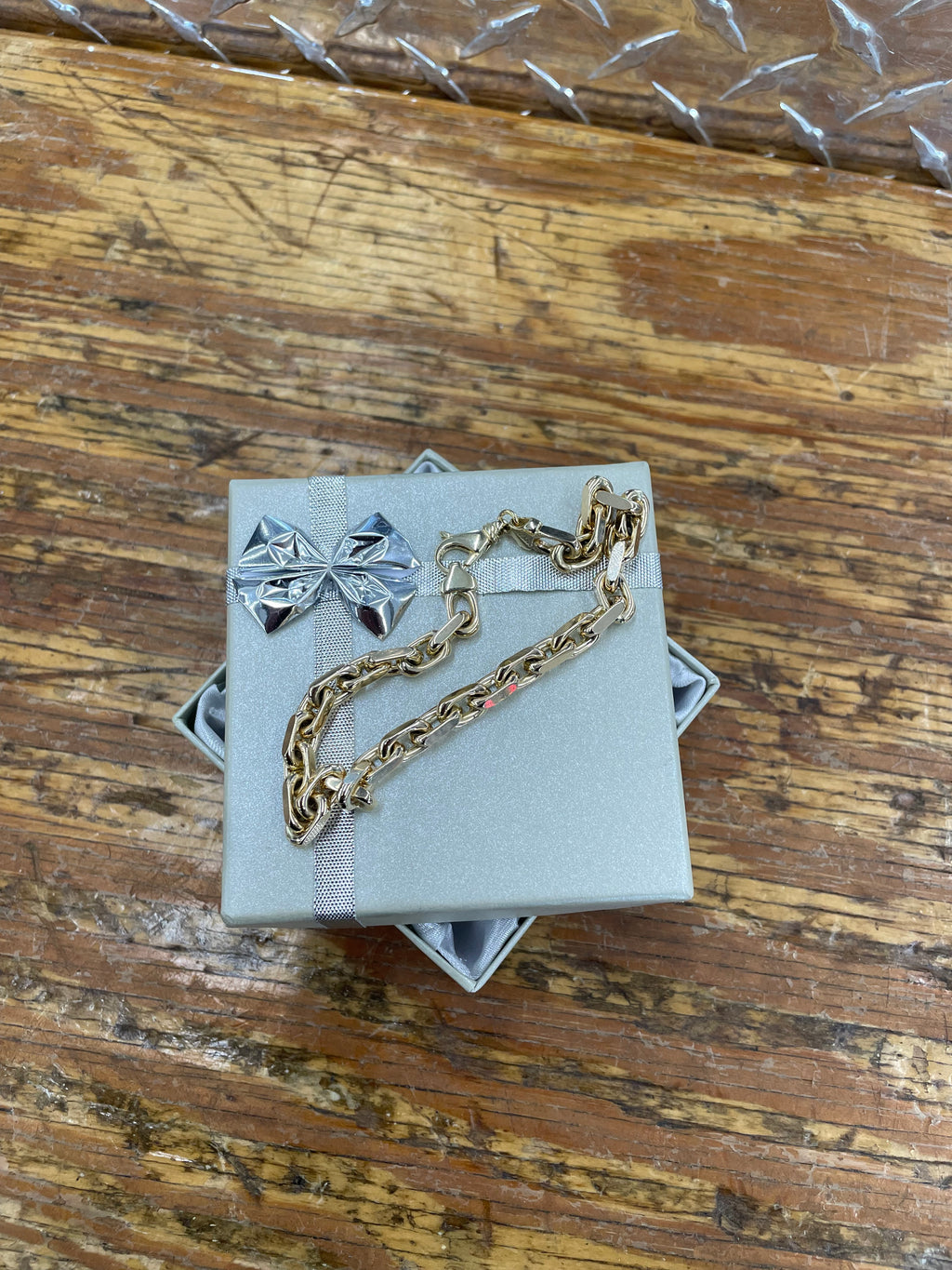 10K Yellow Gold Mens Chain Link Bracelet 35.8 Grams 9” 6 mm $2199.99