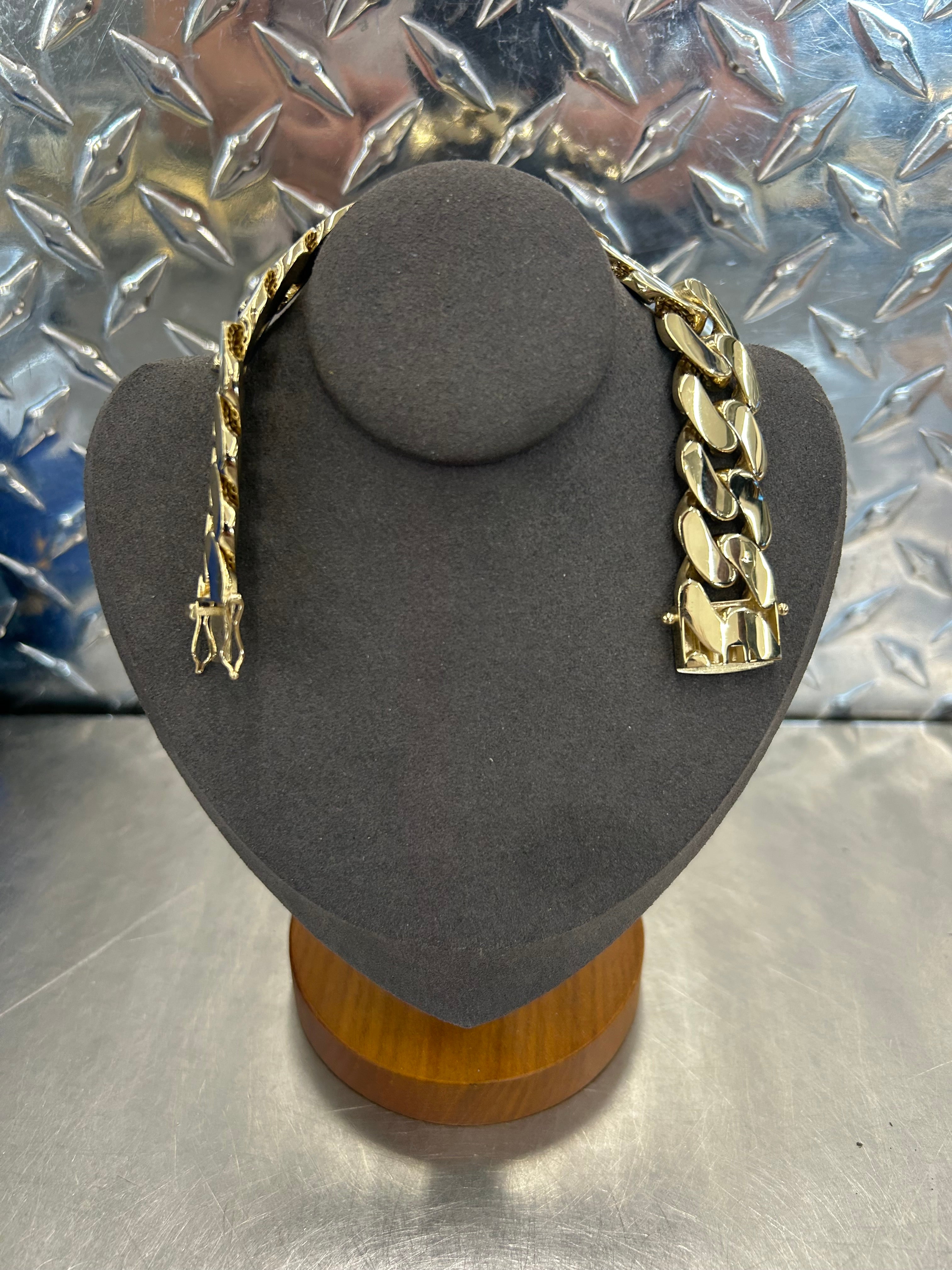 10K Yellow Gold Monaco Bracelet