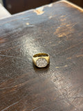 14K Yellow Gold Men’s Ring 1 CT TW