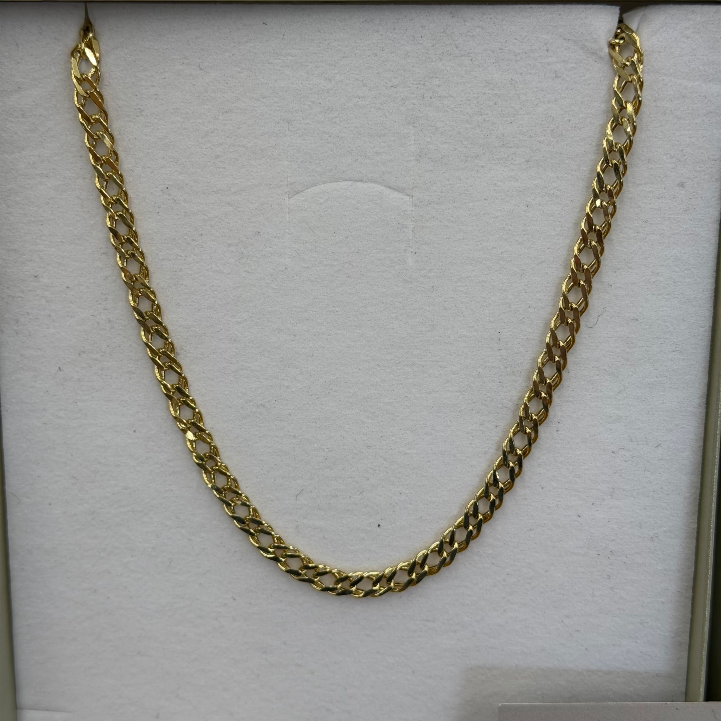 10K Yellow Gold Fancy Link Necklace