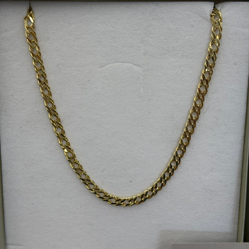 10K Yellow Gold Fancy Link Necklace