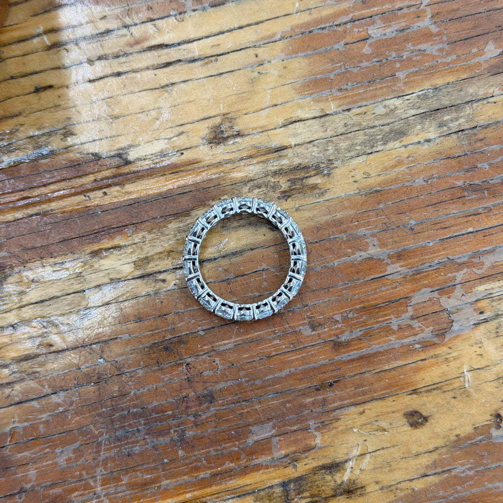 Women’s 14K White Gold Eternity Band