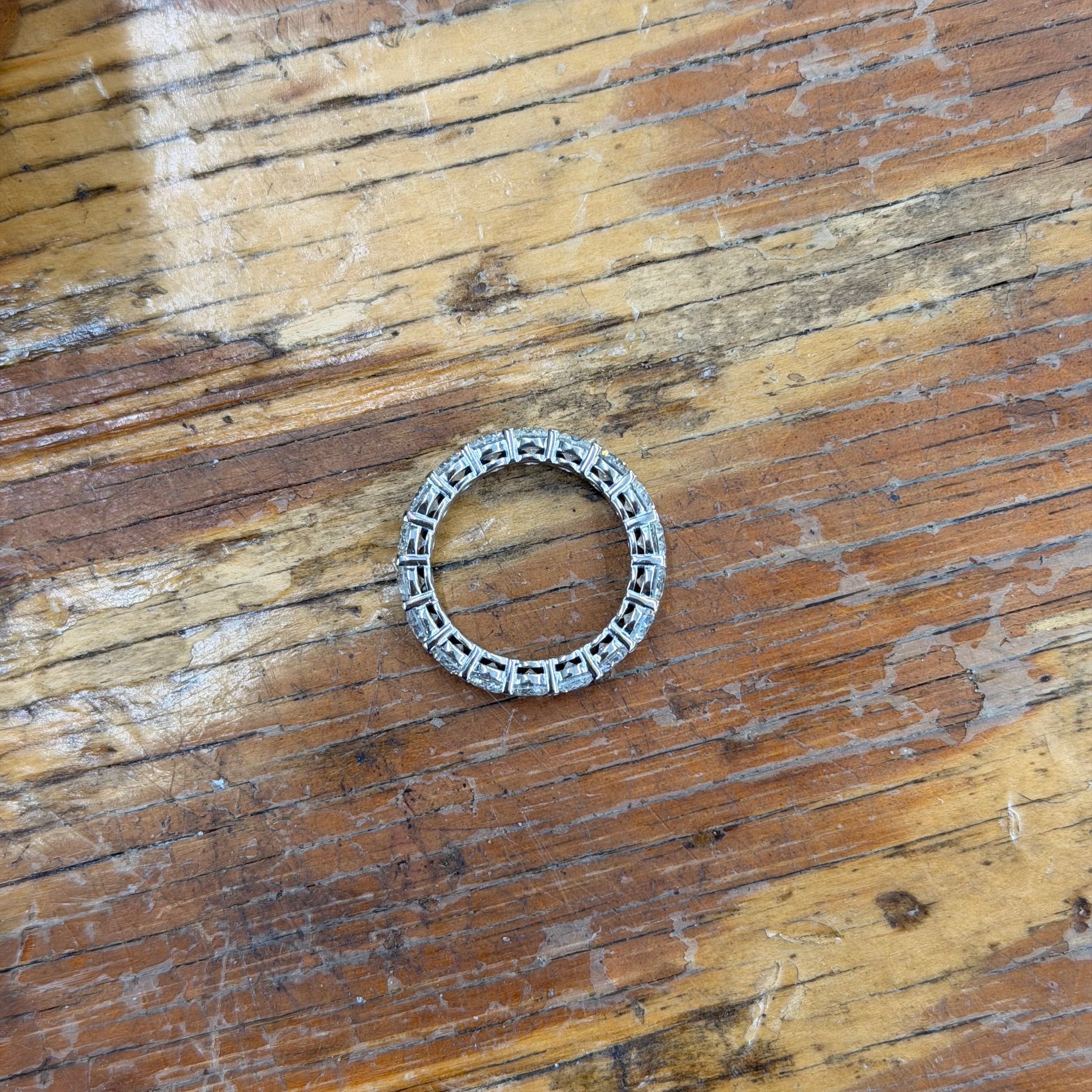 Women’s 14K White Gold Eternity Band