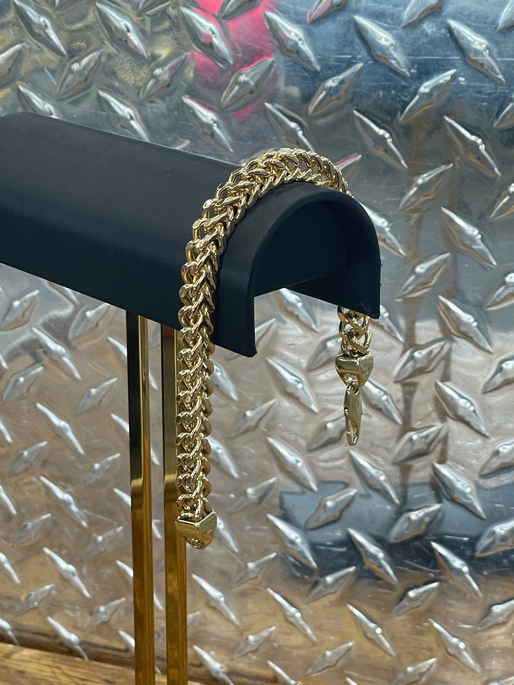 10K Yellow Gold Franco Bracelet