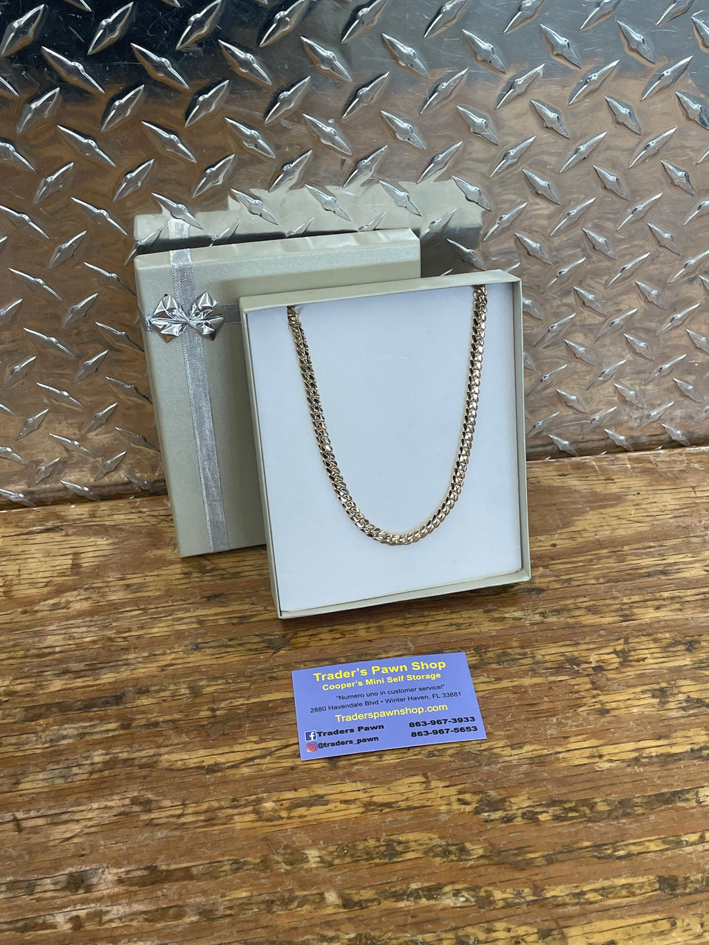 10K Yellow Gold Cuban Link Necklace