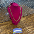 NEW Women’s 14K Yellow Gold Solid Paperclip Necklace