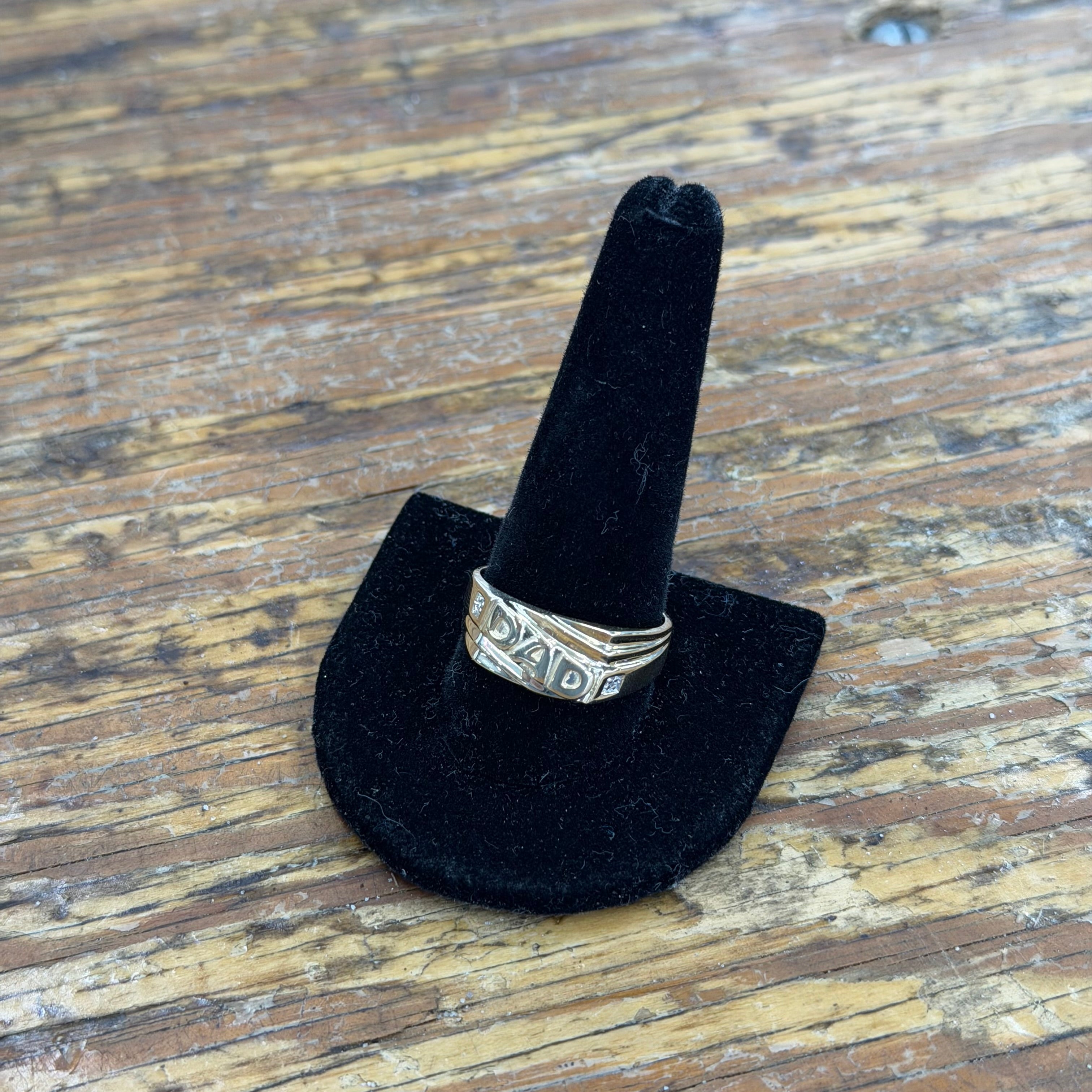 10K Yellow Gold Dad Ring