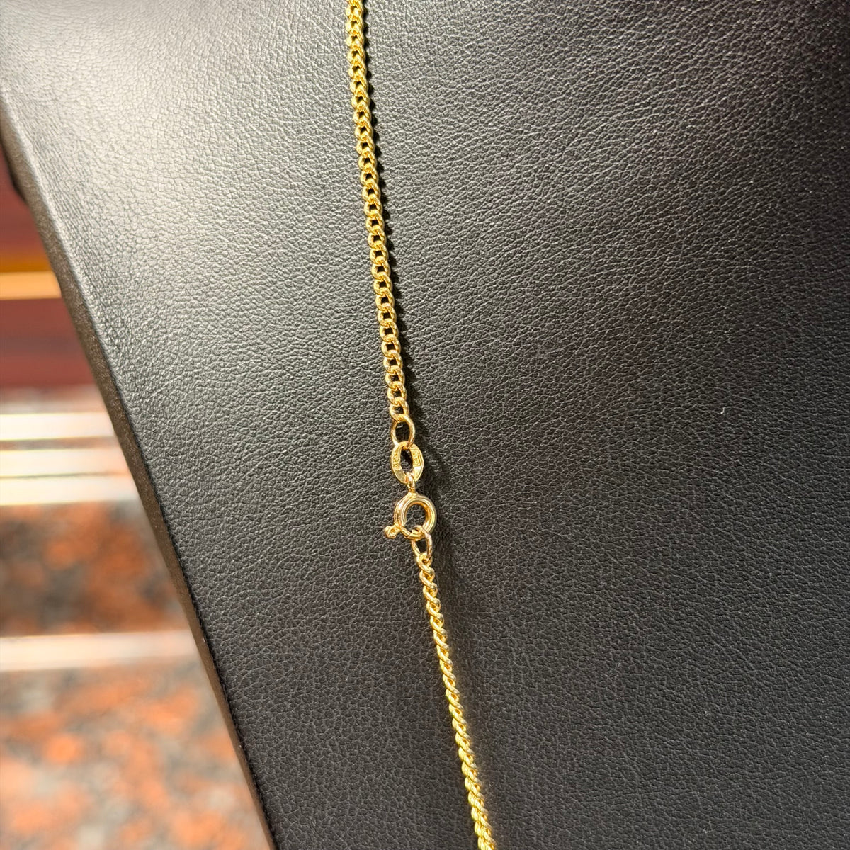 18K Yellow Gold Solid Miami Cuban Link Necklace