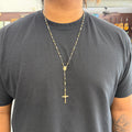 14K Tri-Color Rosary