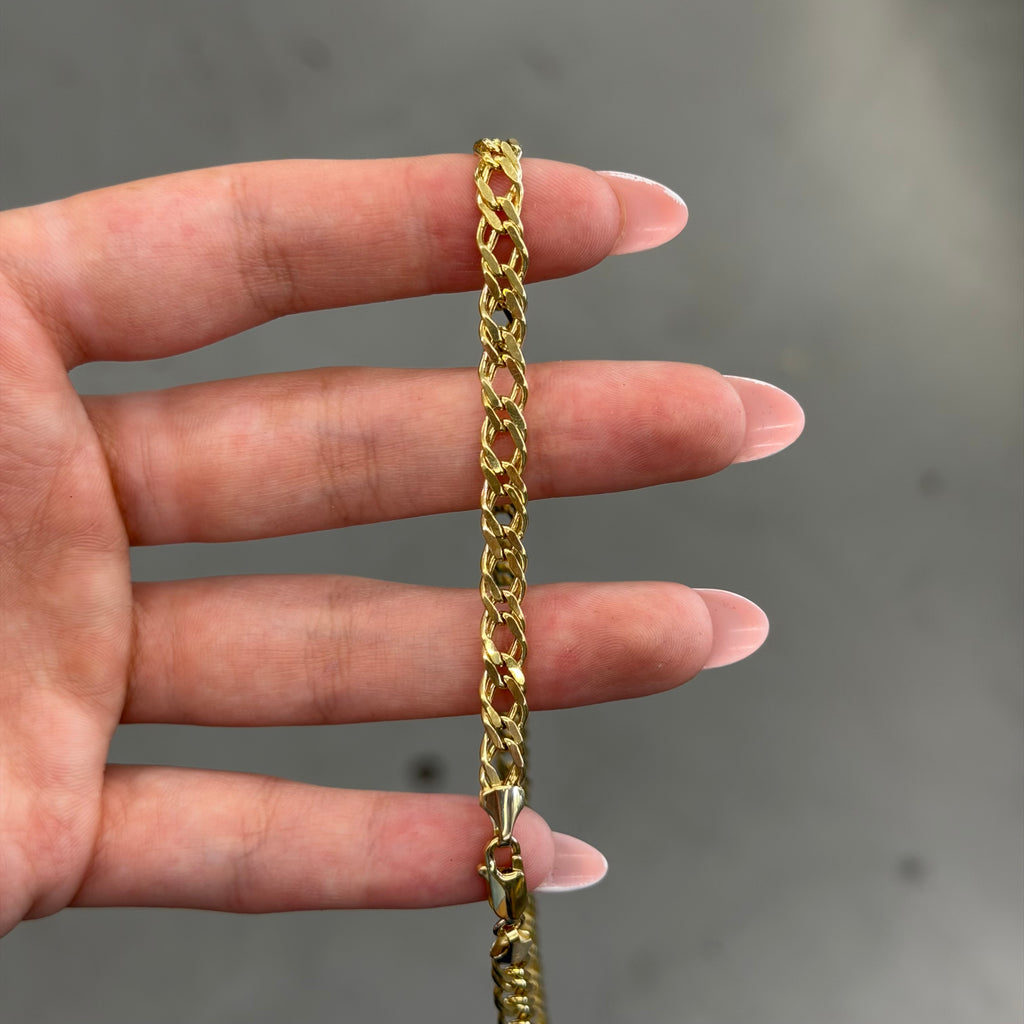 10K Yellow Gold Fancy Link Necklace