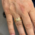 10K Yellow Gold Dad Ring