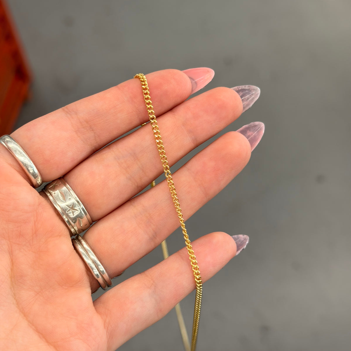 18K Yellow Gold Solid Miami Cuban Link Necklace