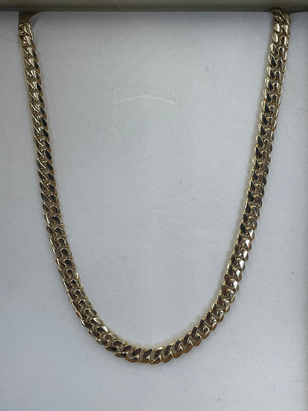 10K Yellow Gold Cuban Link Necklace