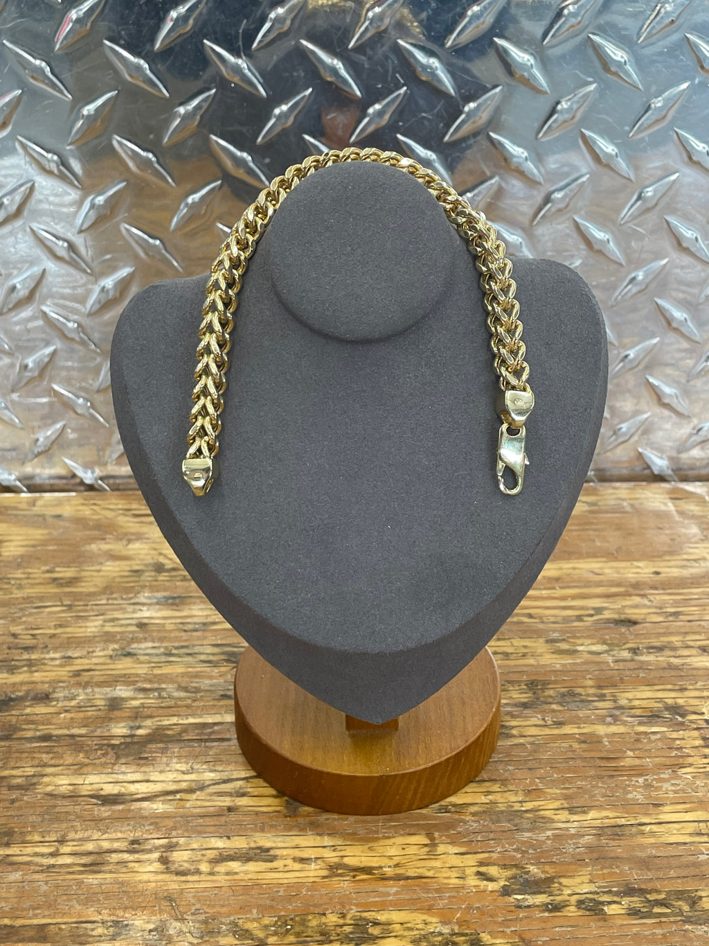 10K Yellow Gold Franco Bracelet