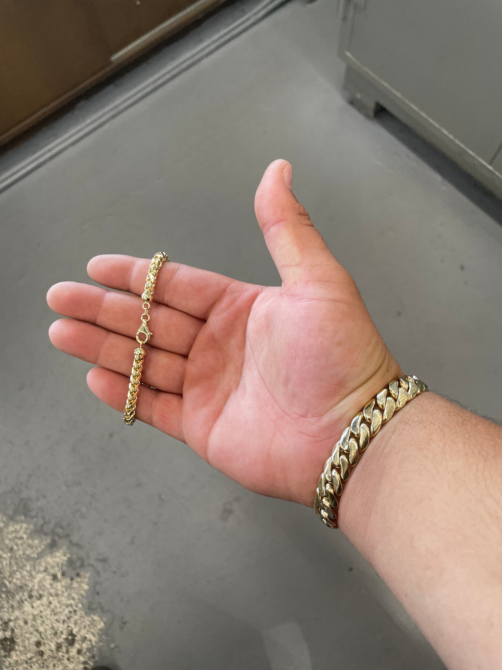 14k Yellow Gold Solid Franco Bracelet 30.7 Grams 5 1/2 mm 8” $2499.99 (863-777-GOLD
