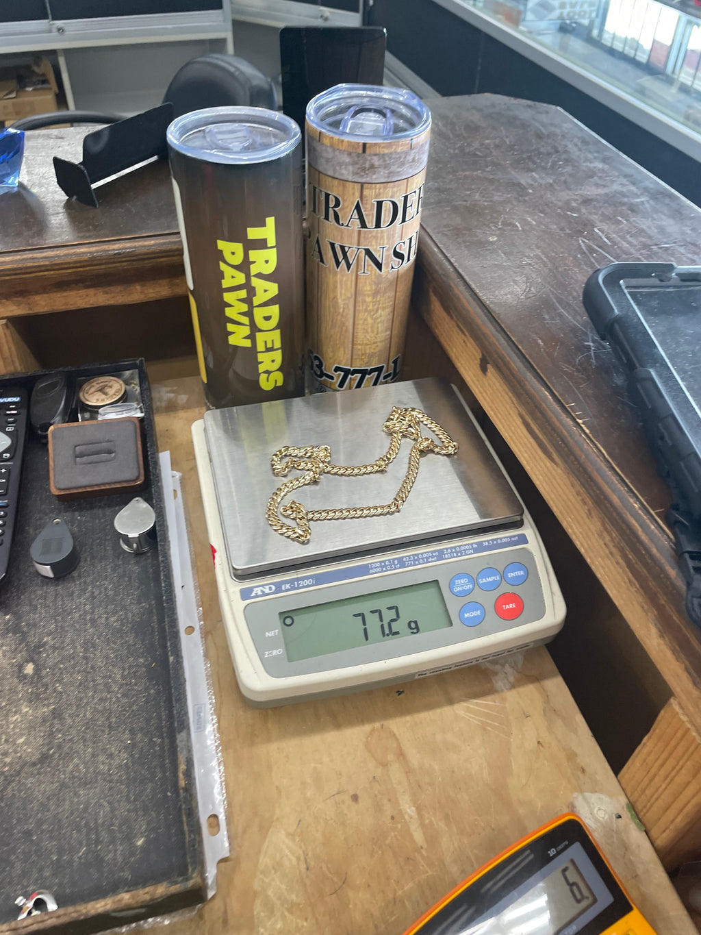 10K Yellow Gold Cuban Link Necklace