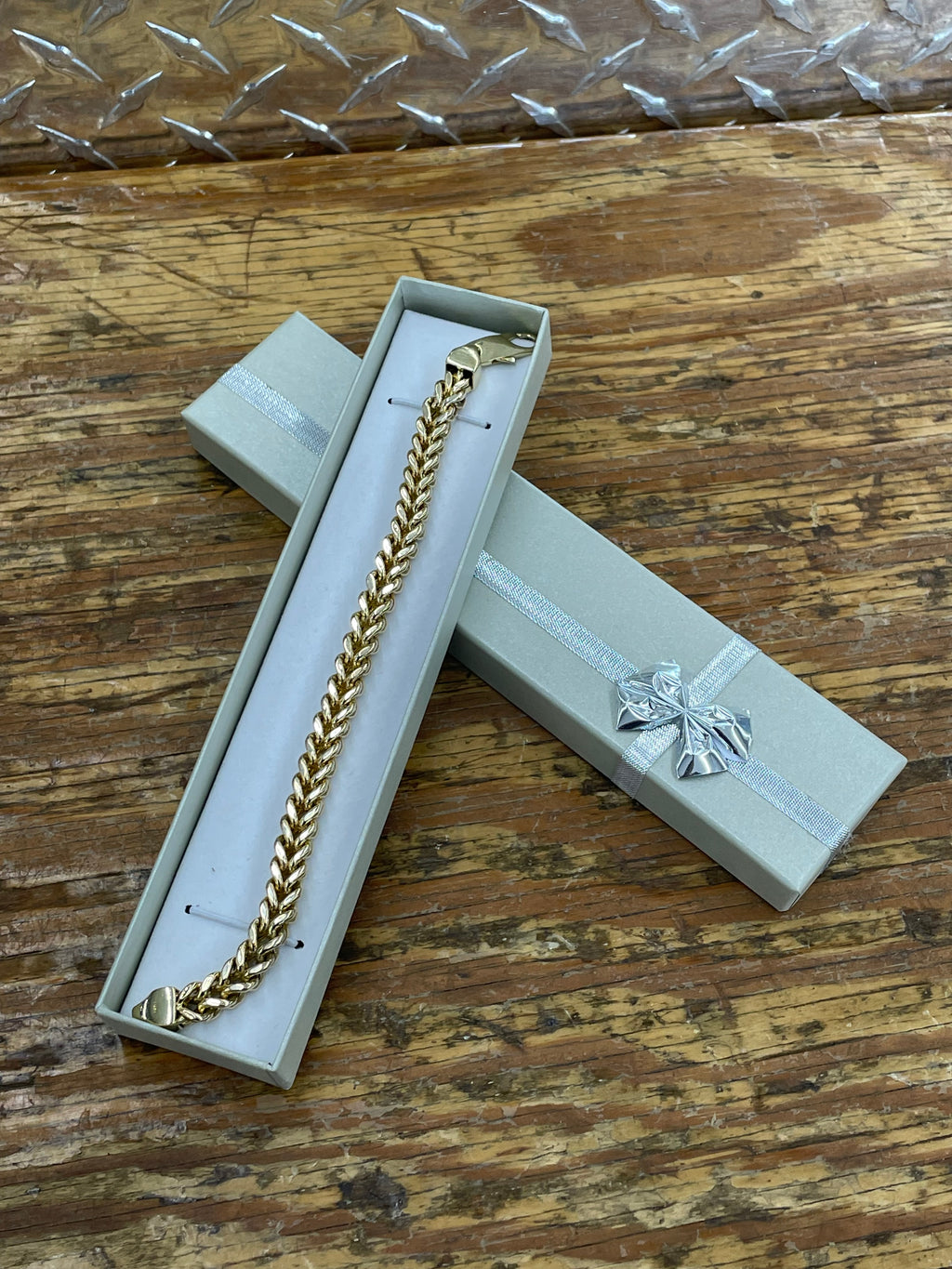 10K Yellow Gold Franco Bracelet
