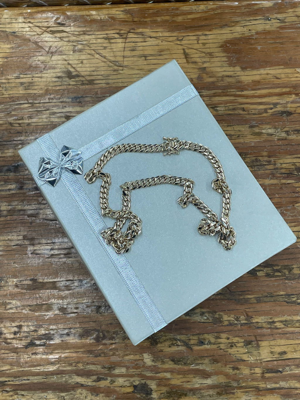 10K Yellow Gold Cuban Link Necklace