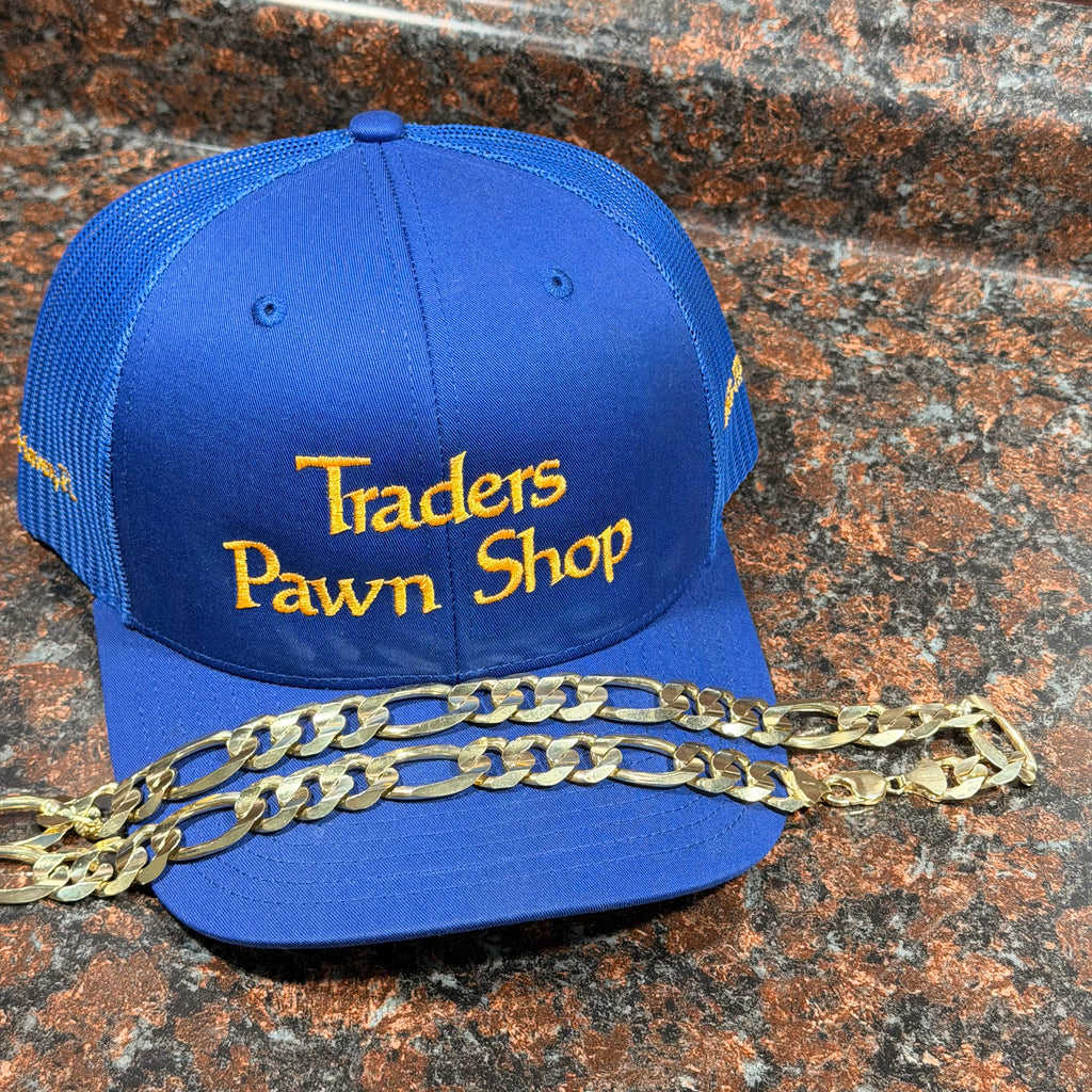 New 10K Yellow Gold Solid Figaro Necklace 133 Grams