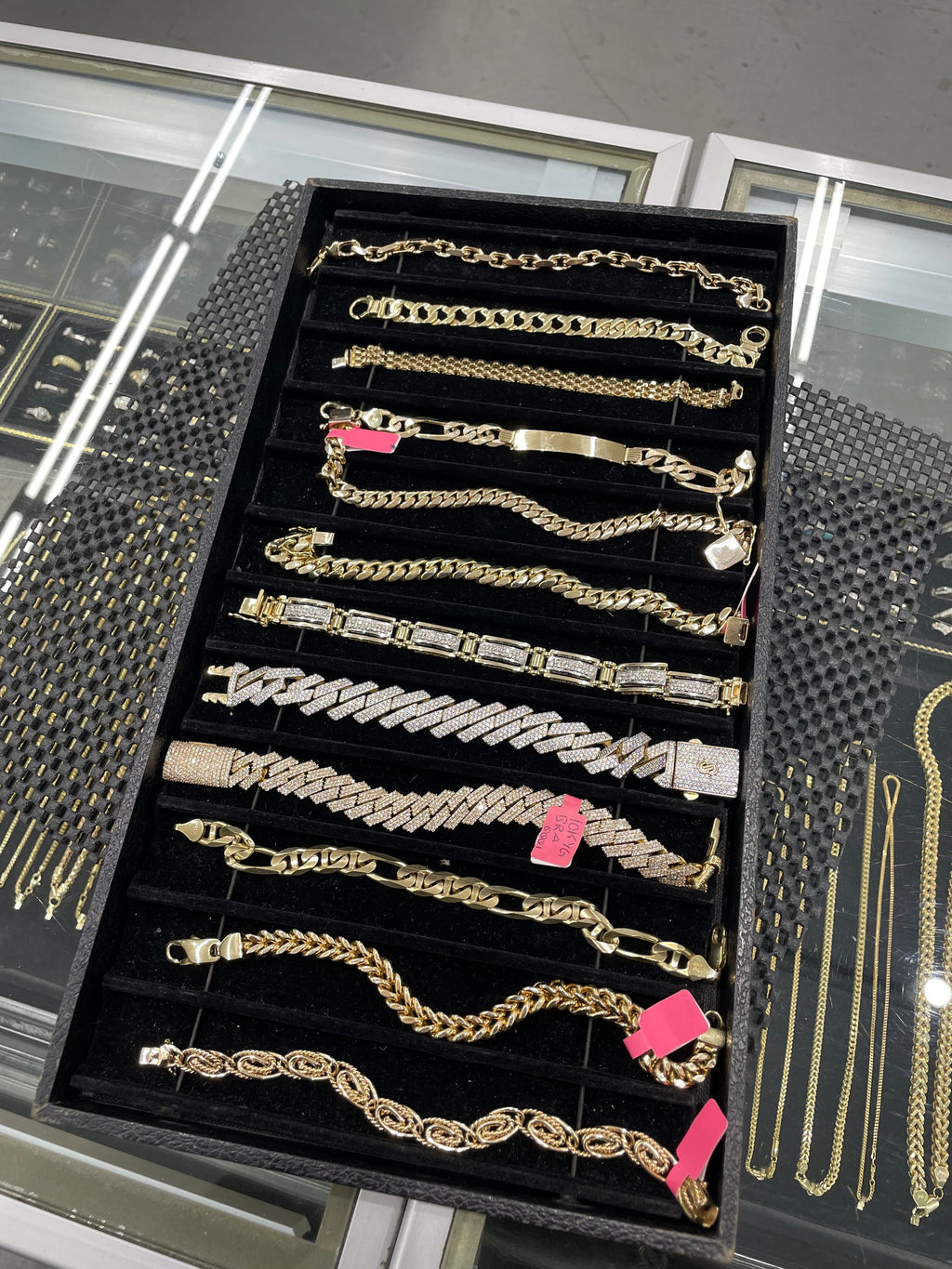 10K Yellow Gold Mens Chain Link Bracelet 35.8 Grams 9” 6 mm $2199.99