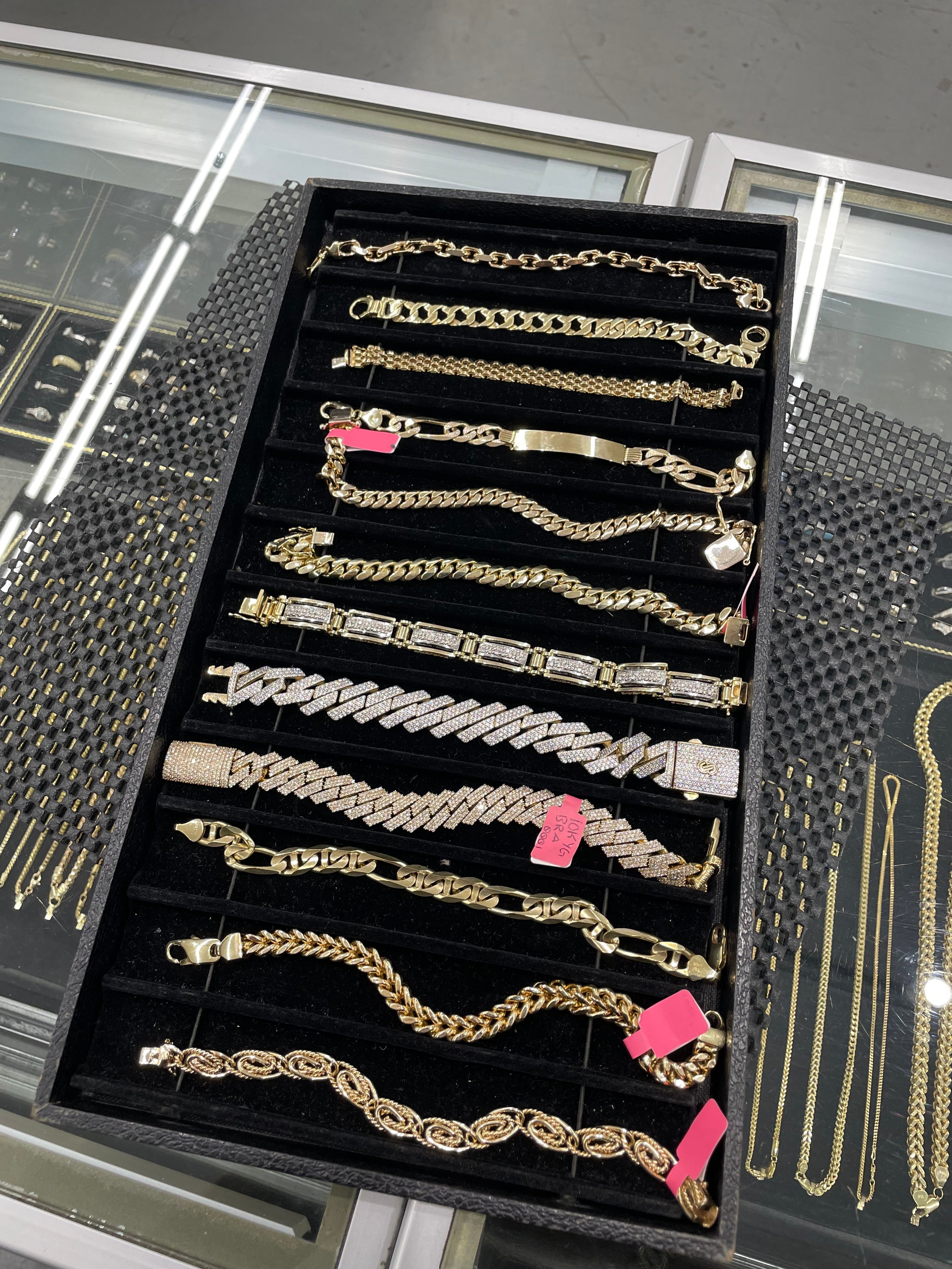 10K Yellow Gold Mens Chain Link Bracelet 35.8 Grams 9” 6 mm $2199.99