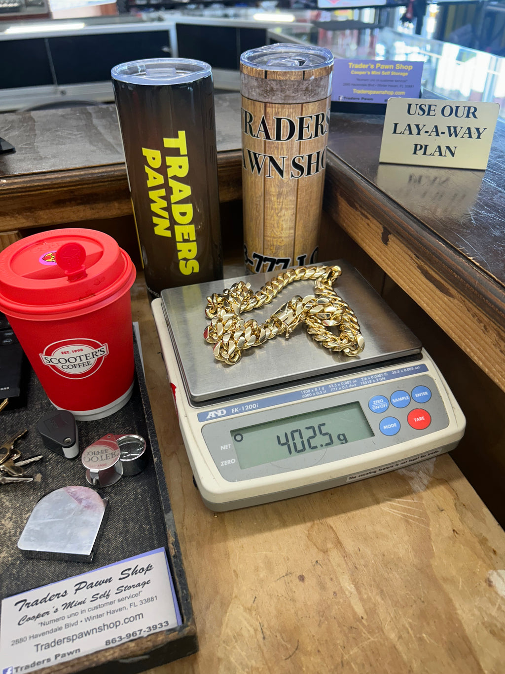 10K Yellow Gold Solid Cuban Link Necklace