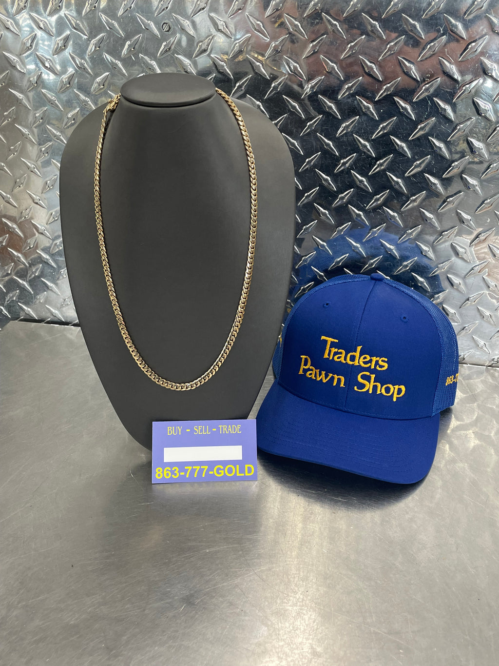 10K Yellow Gold Cuban Link Necklace