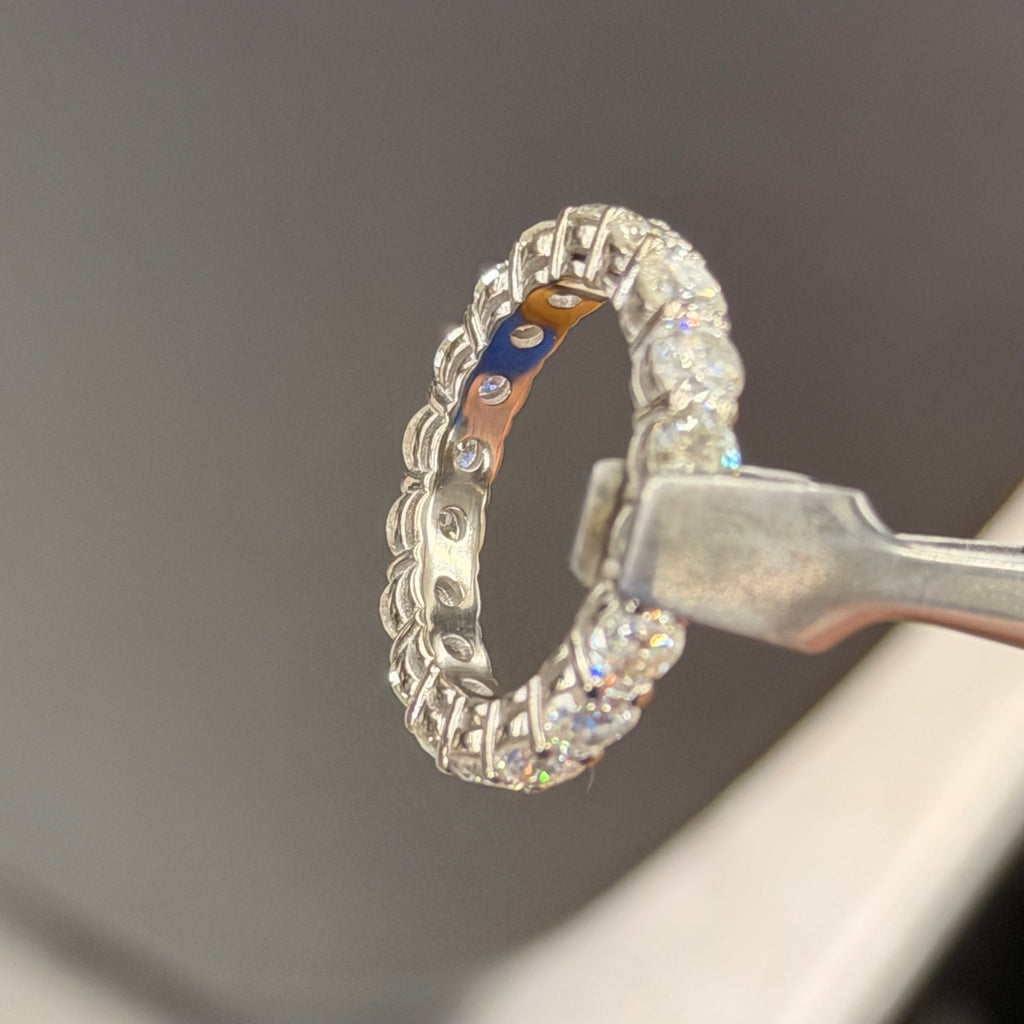 Women’s 14K White Gold Eternity Band