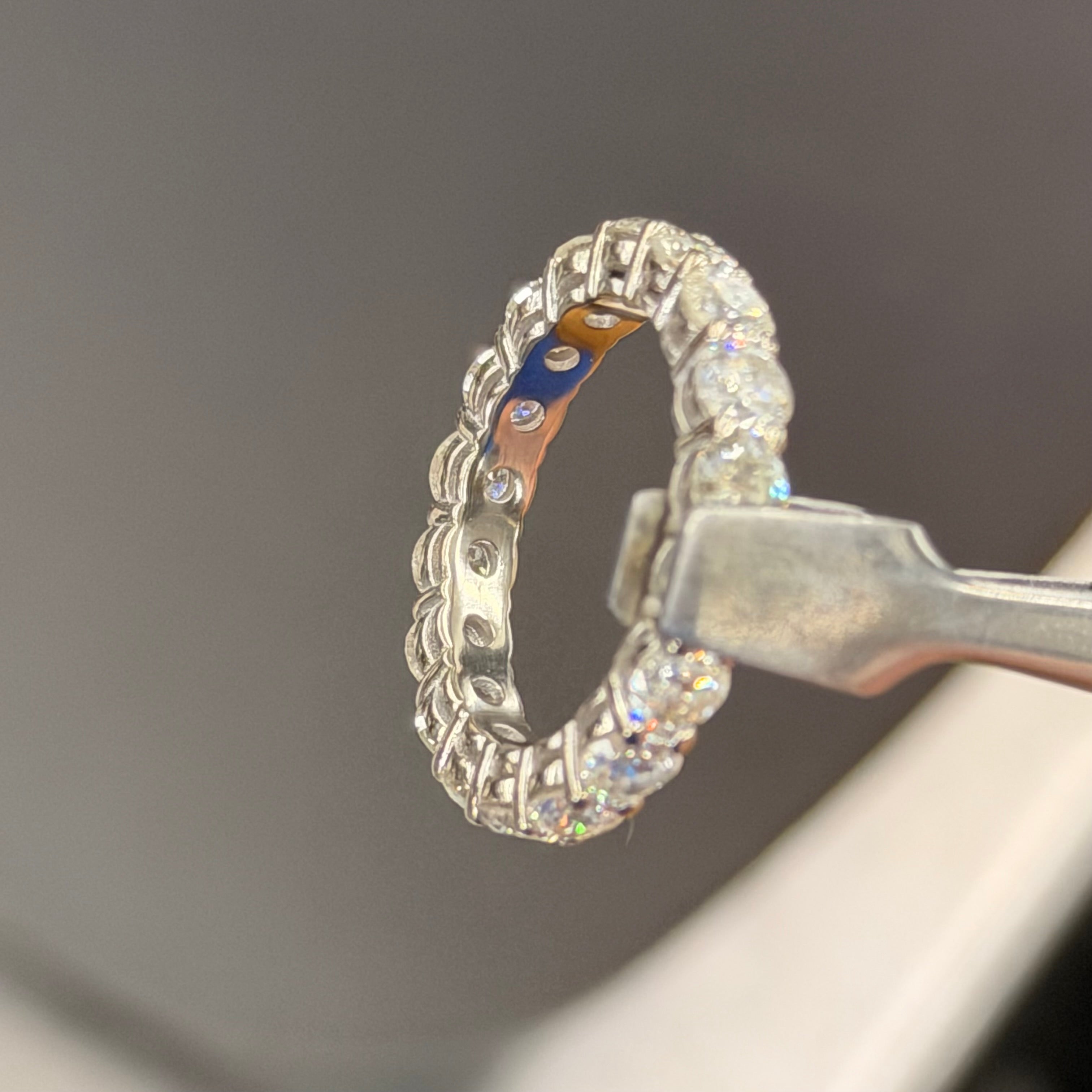 Women’s 14K White Gold Eternity Band