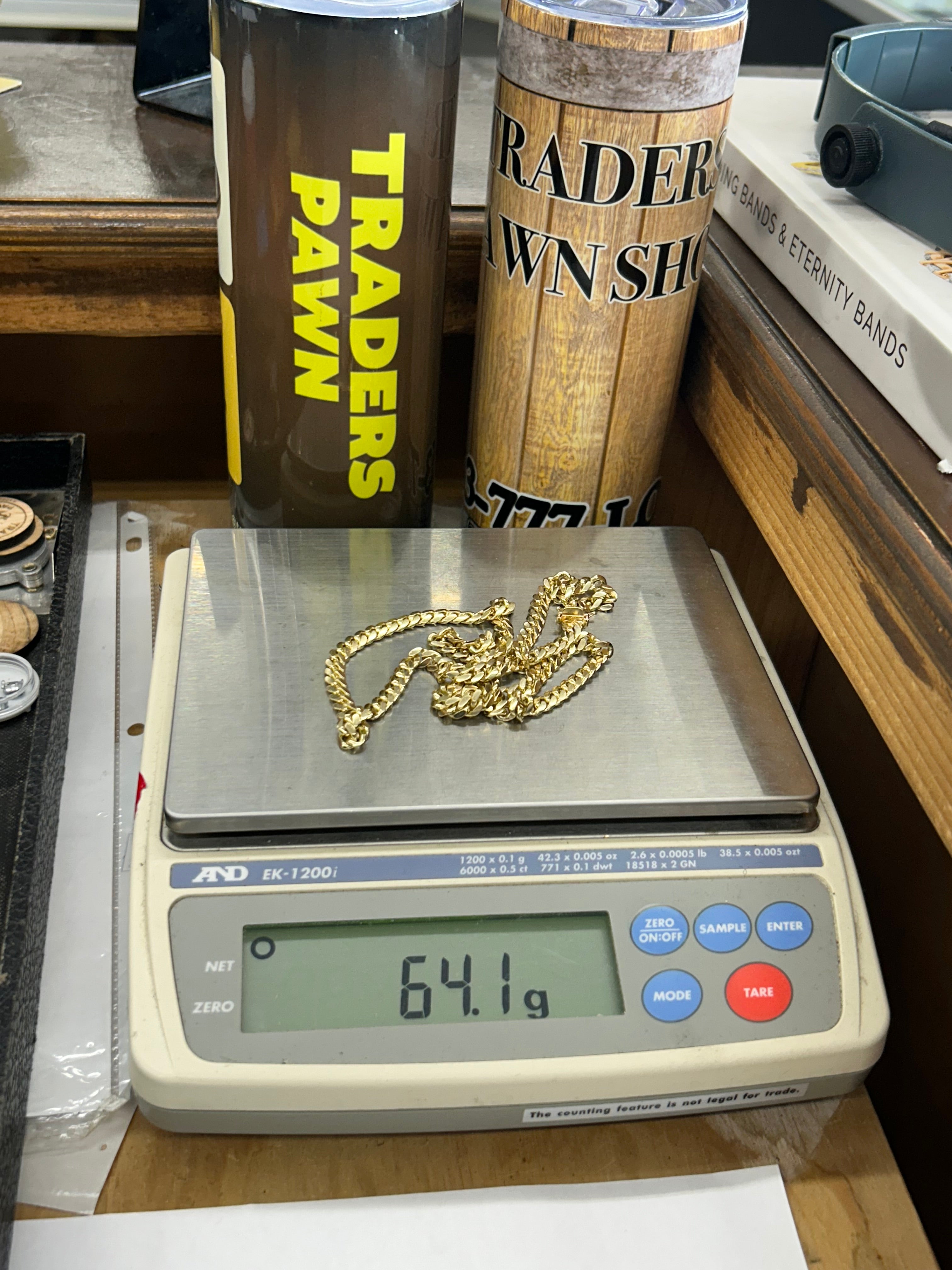 10K Yellow Gold Solid Cuban Necklace