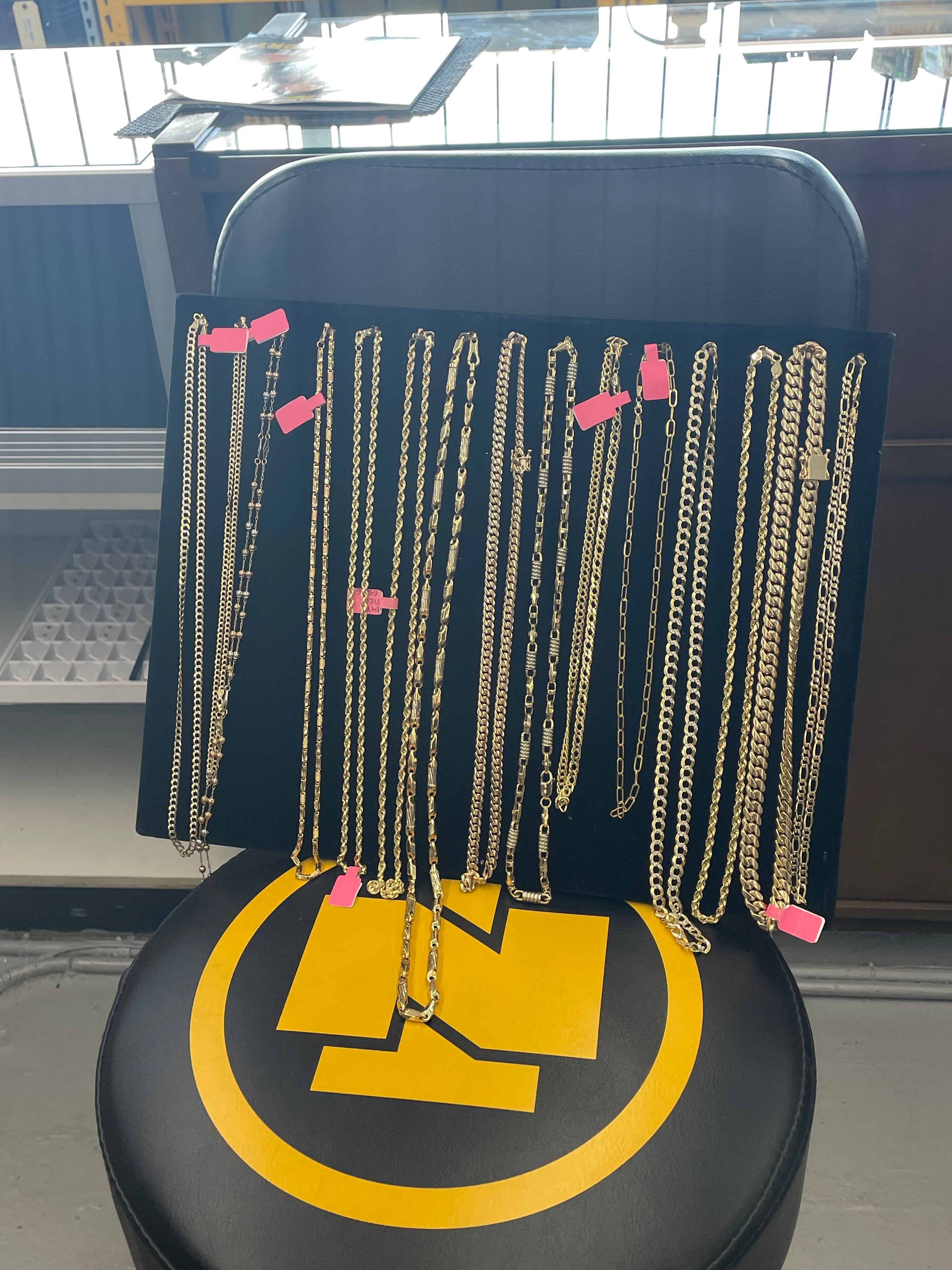 10K Yellow Gold Cuban Link Necklace