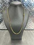10K Yellow Gold Solid Cuban Necklace