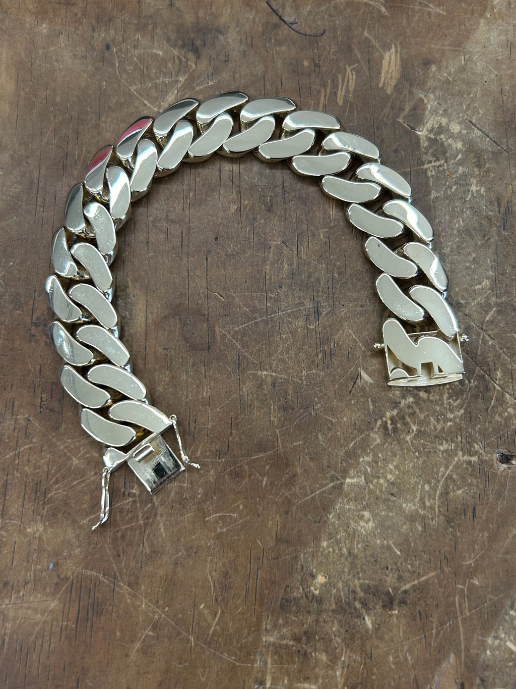 10K Yellow Gold Monaco Bracelet
