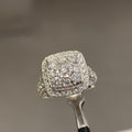 Women’s 10K White Gold Natural Diamond Engagement Ring