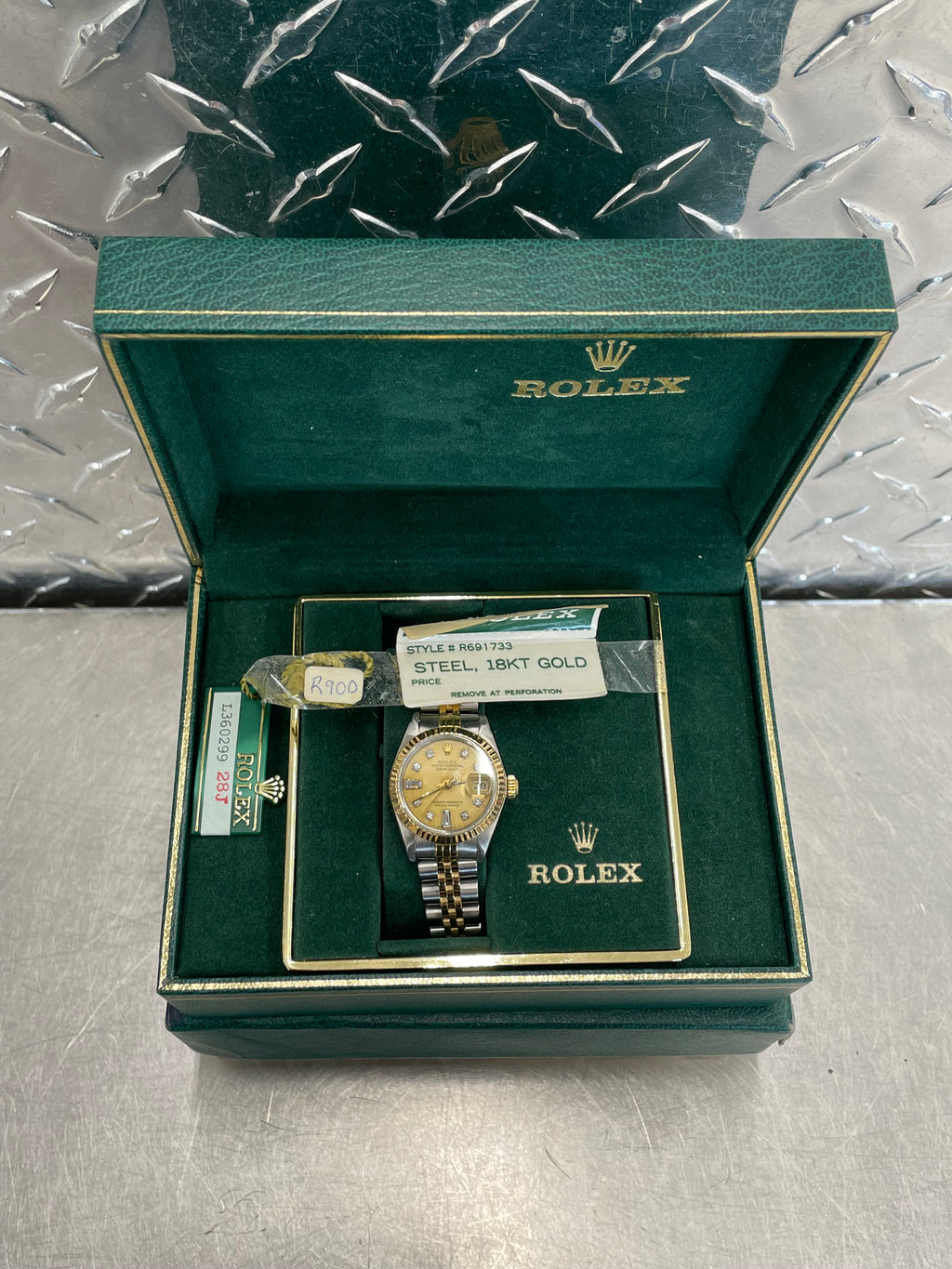 Women’s Oyster Perpetual Datejust 1989 With Box and Papers