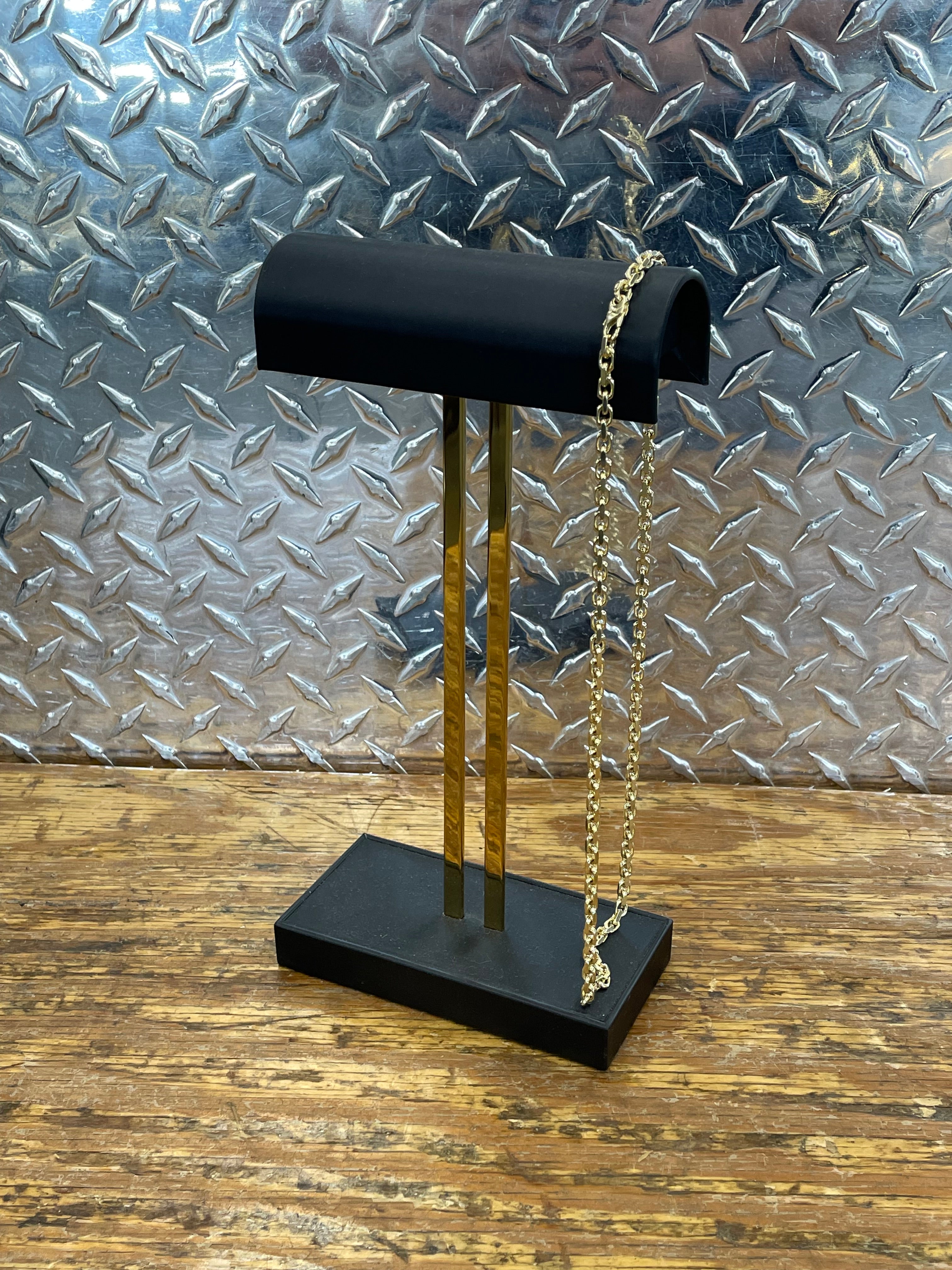 New 10K Yellow Gold Anchor Chain