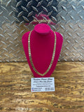 14K Yellow Gold Mesh Link Necklace