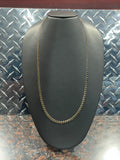 New 10K Yellow Gold  Curb Link Necklace