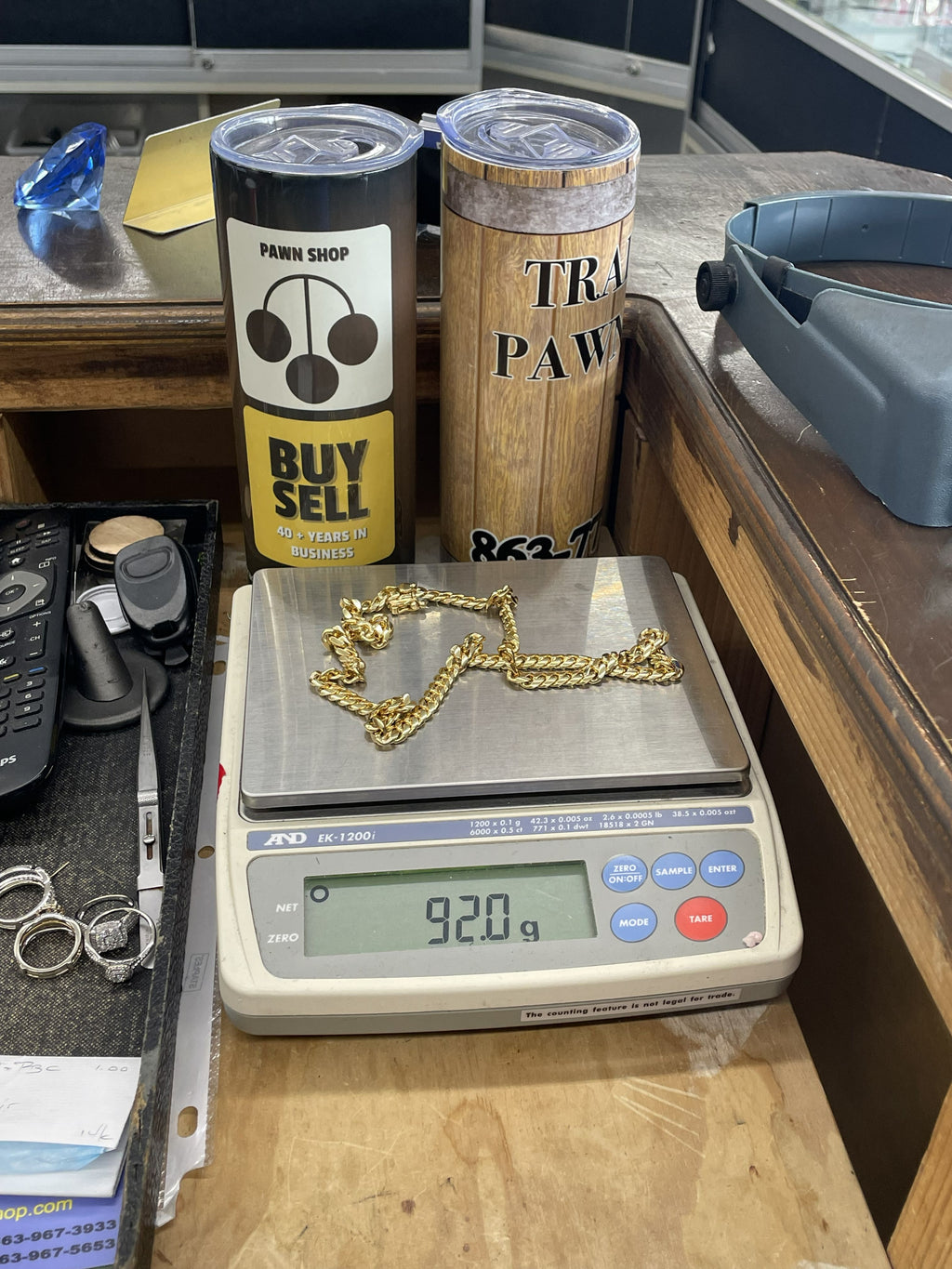 10K Yellow Gold Cuban Link Necklace